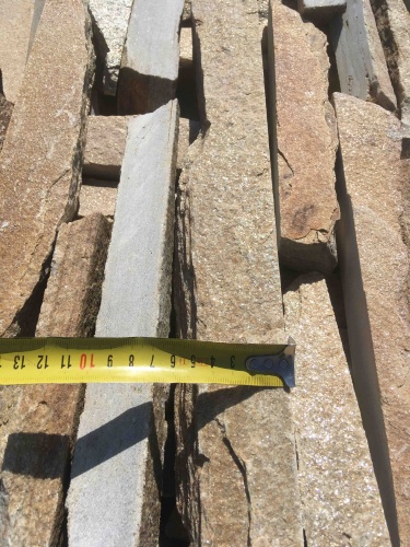 Горбушка златолит золотистый для облицовки купить в Протвино