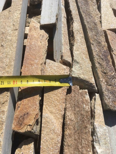 Горбушка златолит золотистый для облицовки купить в Протвино