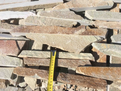 Горбушка златолит золотистый для облицовки купить в Протвино