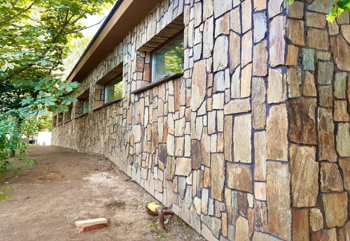 Плитняк кора дерева для цоколя, отмостки купить в Протвино