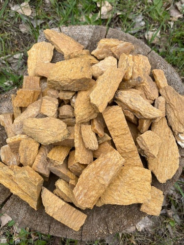 златолит декоративный щебень