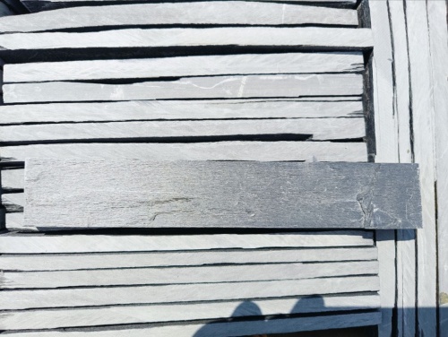 Плитка чёрная из натурального камня фасадная 30 см * 5 см, толщина 7 мм -30 мм купить в Протвино