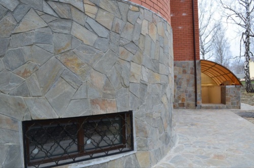 Плитняк златолит Уральский  для фасада купить в Протвино